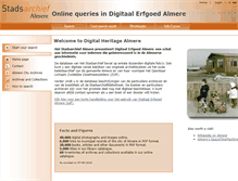 Tablet Screenshot of digitaalerfgoed.almere.nl